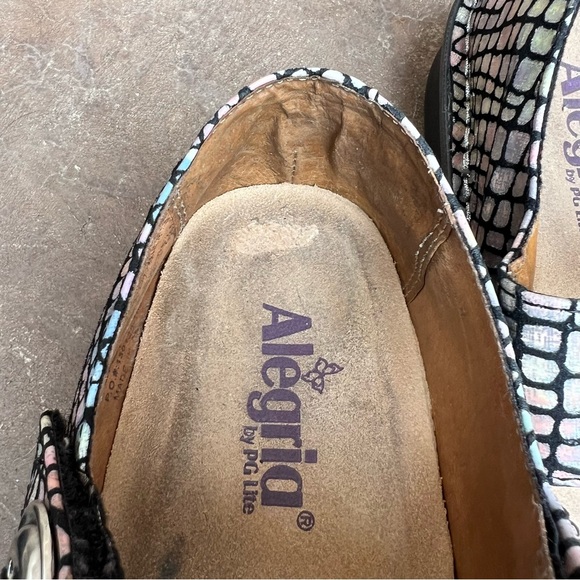 Alegria Paloma Pastel Stone Mary Jane Comfort Shoe Sz 40 - Picture 13 of 14